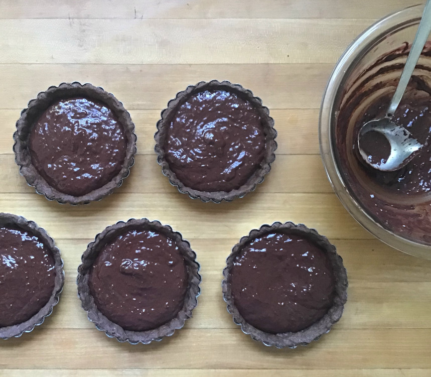 chocolateraspberrytart