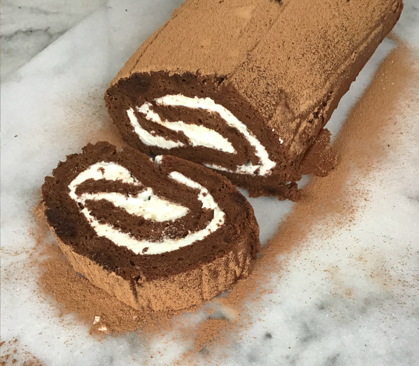 flourless chocolate roll