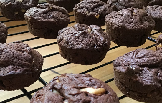 Chocolate Walnut Bites