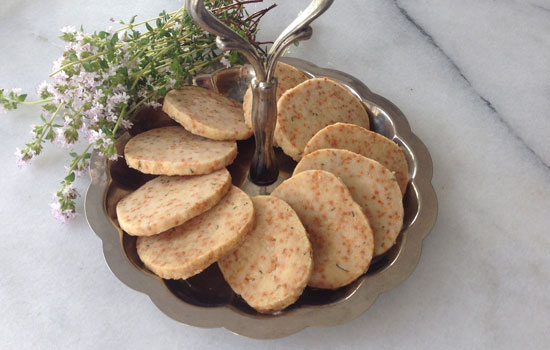 Parmesan Thyme Crackers