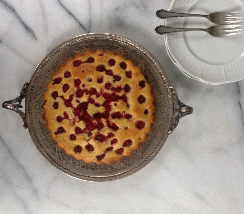 My Raspberry Almond Cake